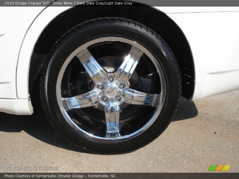 Stone White / Dark Slate Gray/Light Slate Gray 2010 Dodge Charger SXT