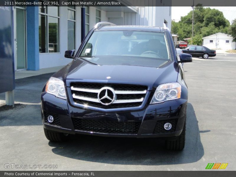 Capri Blue Metallic / Almond/Black 2011 Mercedes-Benz GLK 350