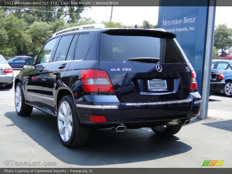 Capri Blue Metallic / Almond/Black 2011 Mercedes-Benz GLK 350