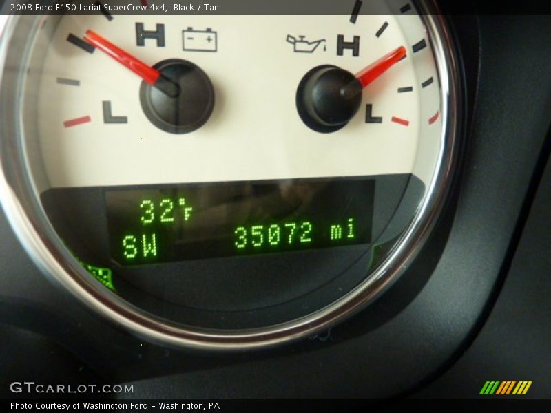 Black / Tan 2008 Ford F150 Lariat SuperCrew 4x4
