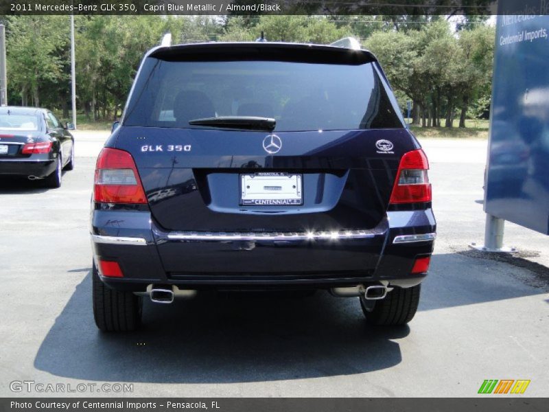Capri Blue Metallic / Almond/Black 2011 Mercedes-Benz GLK 350