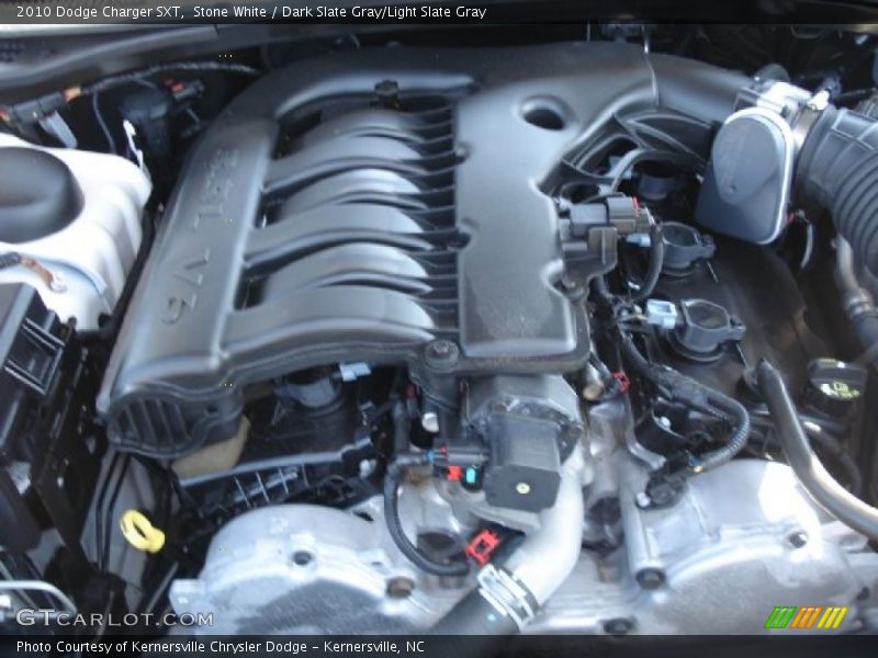 Stone White / Dark Slate Gray/Light Slate Gray 2010 Dodge Charger SXT