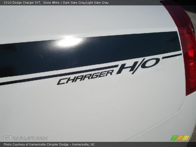 Stone White / Dark Slate Gray/Light Slate Gray 2010 Dodge Charger SXT