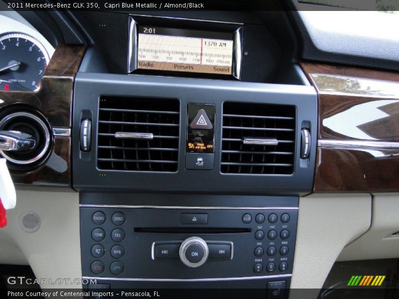 Capri Blue Metallic / Almond/Black 2011 Mercedes-Benz GLK 350