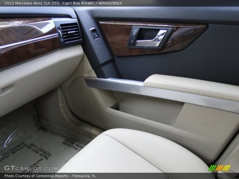 Capri Blue Metallic / Almond/Black 2011 Mercedes-Benz GLK 350