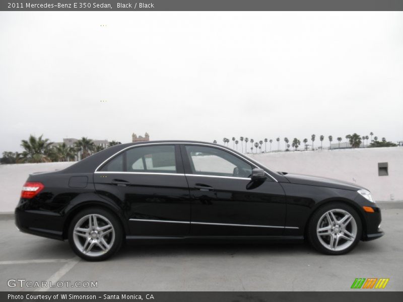 Black / Black 2011 Mercedes-Benz E 350 Sedan
