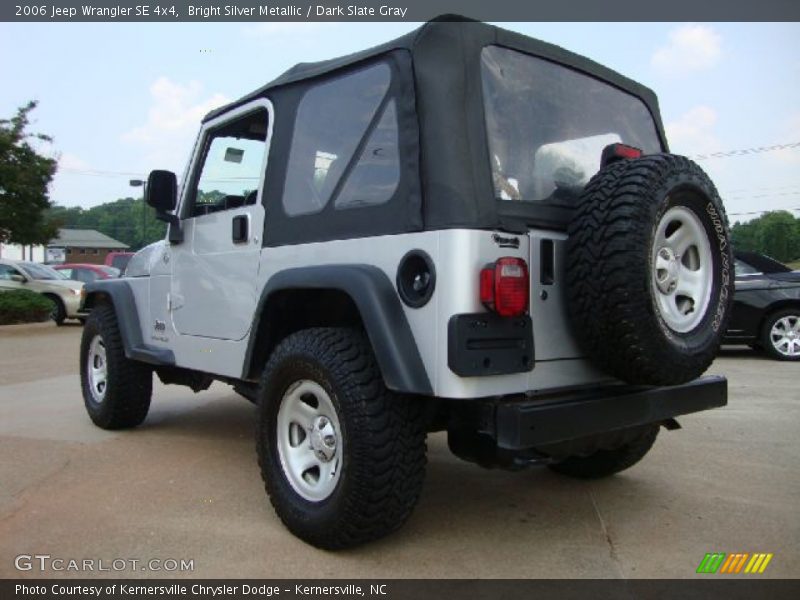 Bright Silver Metallic / Dark Slate Gray 2006 Jeep Wrangler SE 4x4
