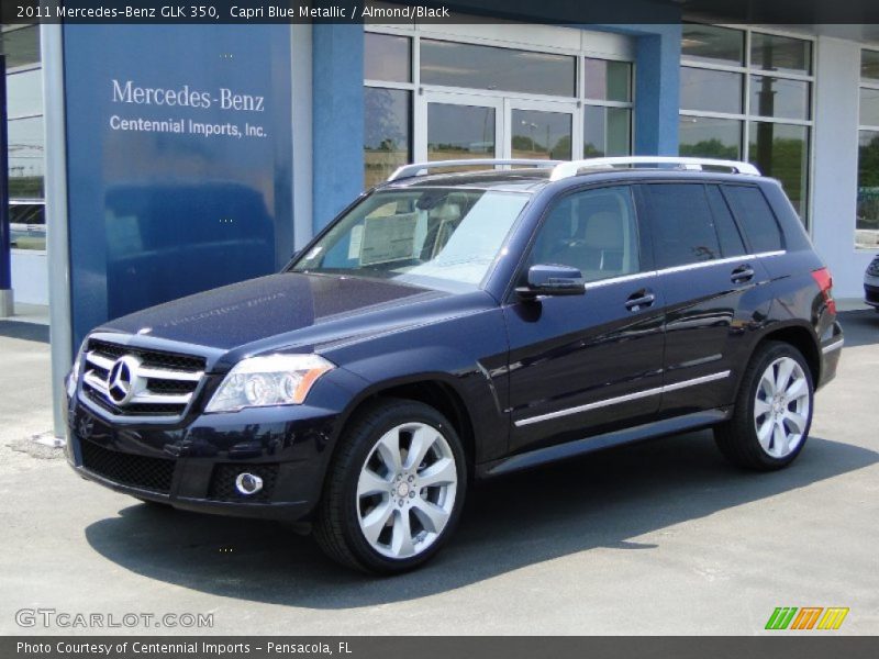 Capri Blue Metallic / Almond/Black 2011 Mercedes-Benz GLK 350