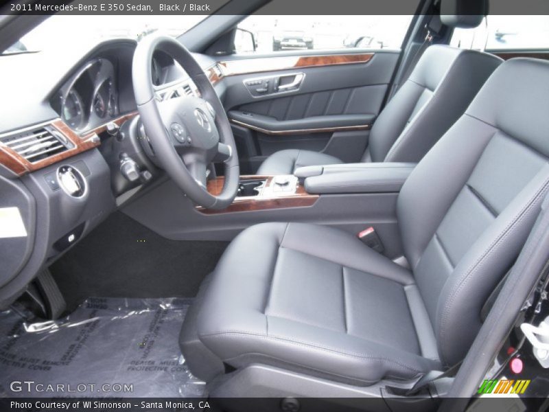 Black / Black 2011 Mercedes-Benz E 350 Sedan
