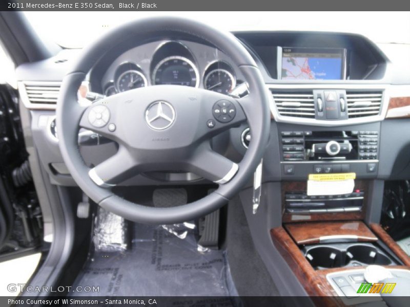 Black / Black 2011 Mercedes-Benz E 350 Sedan