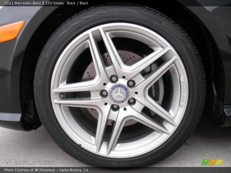Black / Black 2011 Mercedes-Benz E 350 Sedan