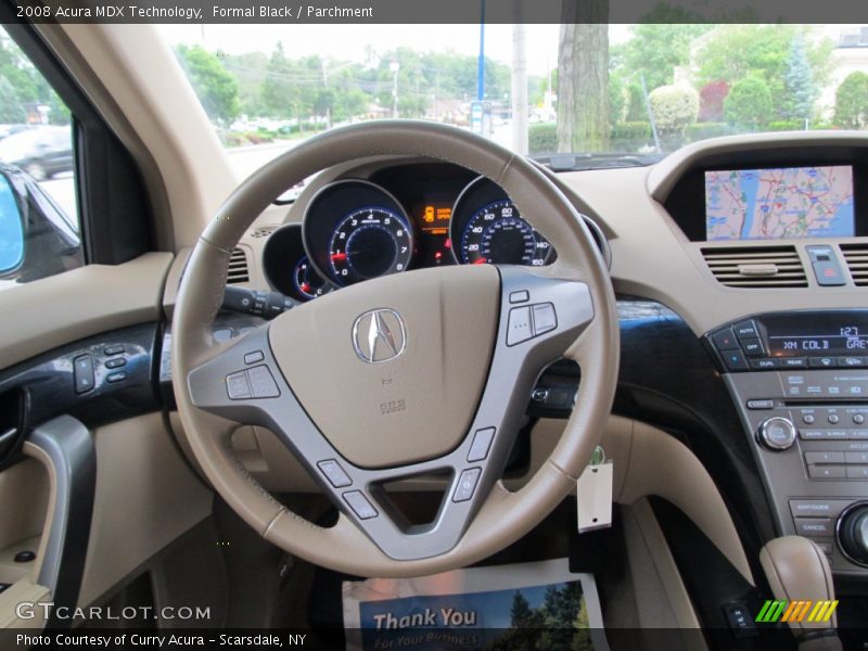 Formal Black / Parchment 2008 Acura MDX Technology