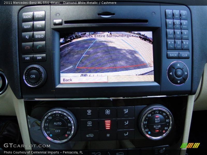 Controls of 2011 ML 550 4Matic