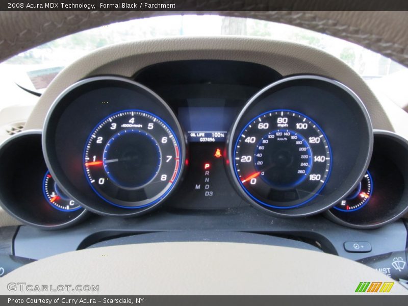 Formal Black / Parchment 2008 Acura MDX Technology