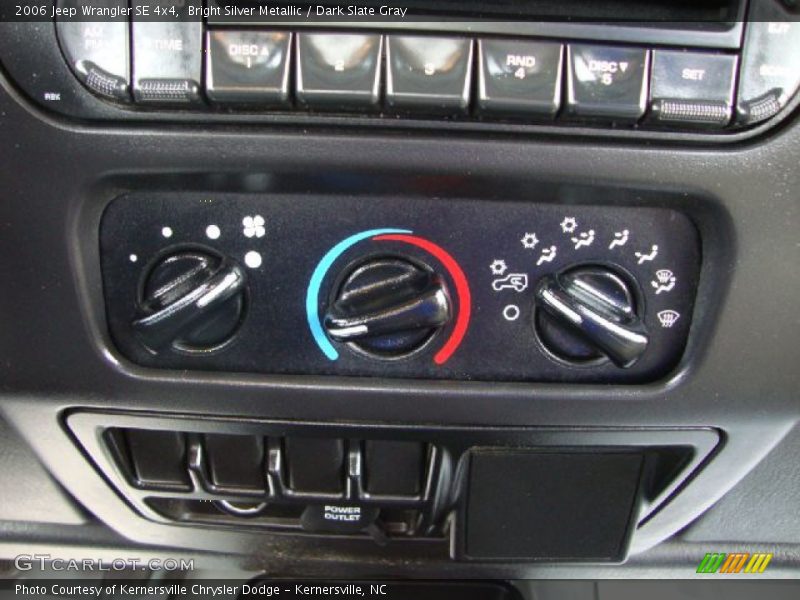 Bright Silver Metallic / Dark Slate Gray 2006 Jeep Wrangler SE 4x4