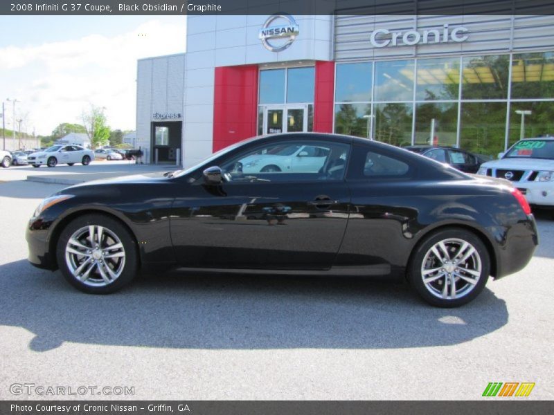 Black Obsidian / Graphite 2008 Infiniti G 37 Coupe