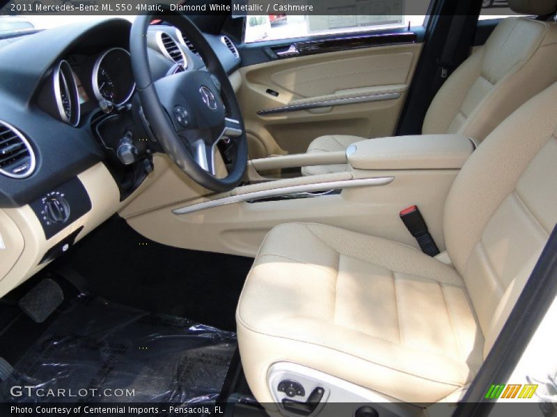  2011 ML 550 4Matic Cashmere Interior