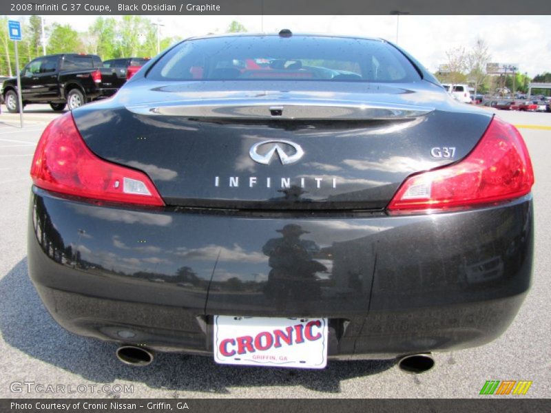 Black Obsidian / Graphite 2008 Infiniti G 37 Coupe