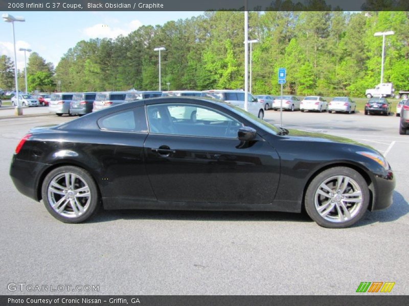 Black Obsidian / Graphite 2008 Infiniti G 37 Coupe