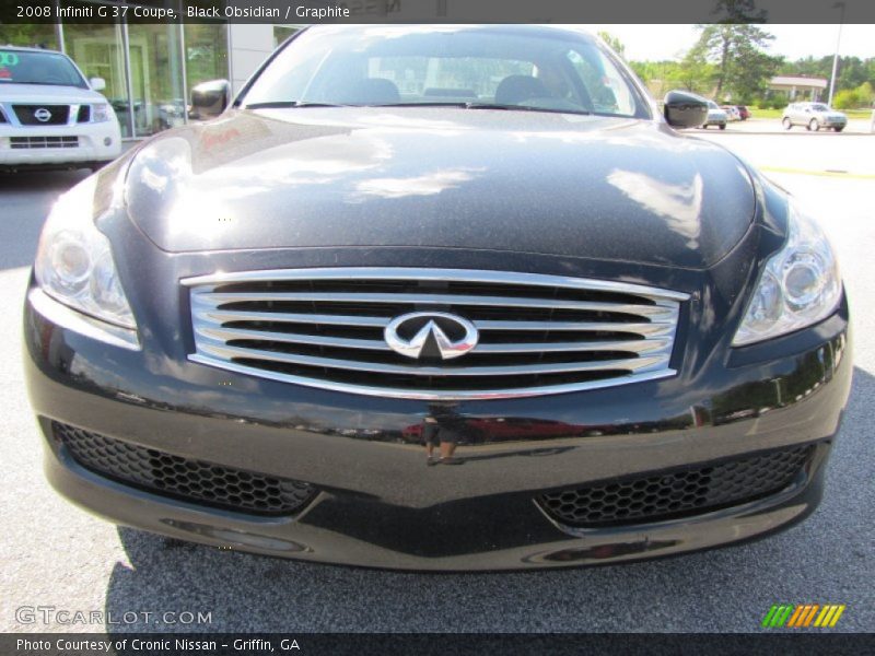Black Obsidian / Graphite 2008 Infiniti G 37 Coupe