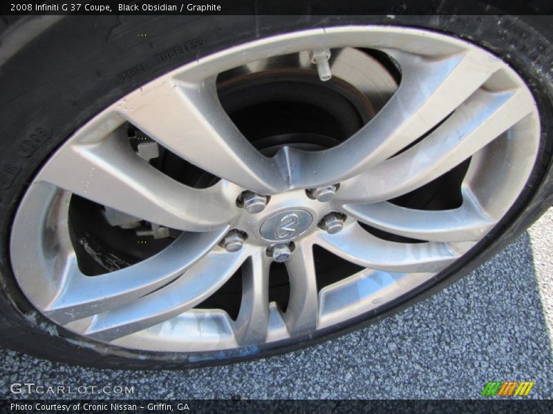 Black Obsidian / Graphite 2008 Infiniti G 37 Coupe