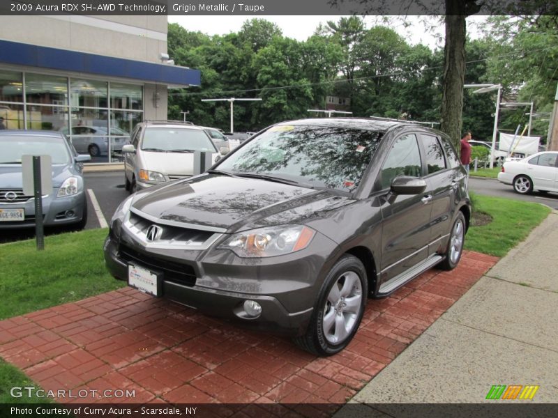 Grigio Metallic / Taupe 2009 Acura RDX SH-AWD Technology