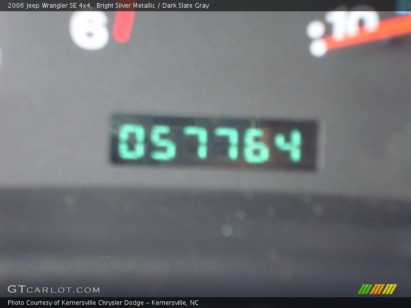 Bright Silver Metallic / Dark Slate Gray 2006 Jeep Wrangler SE 4x4