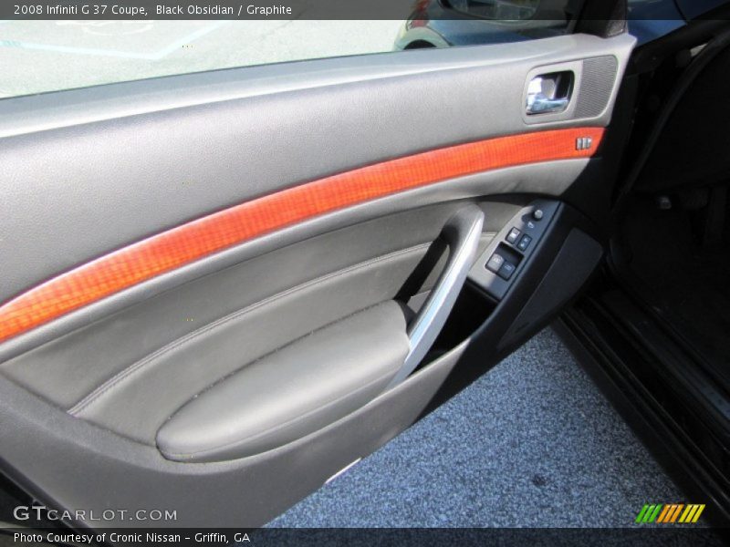 Black Obsidian / Graphite 2008 Infiniti G 37 Coupe
