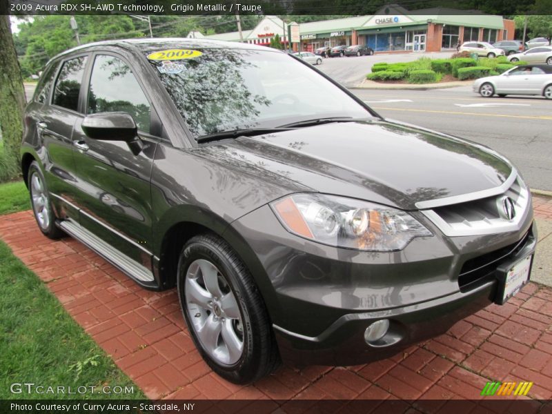 Grigio Metallic / Taupe 2009 Acura RDX SH-AWD Technology