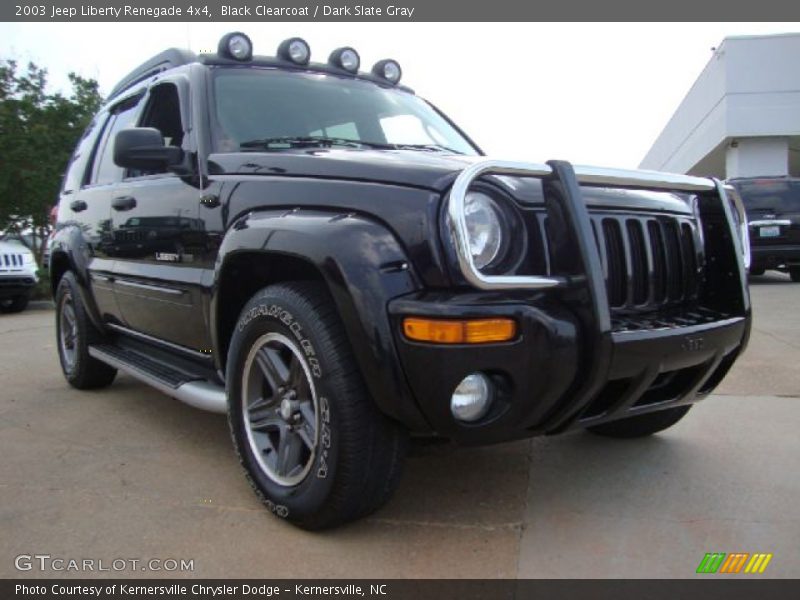 Black Clearcoat / Dark Slate Gray 2003 Jeep Liberty Renegade 4x4