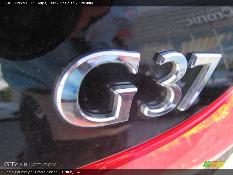 Black Obsidian / Graphite 2008 Infiniti G 37 Coupe