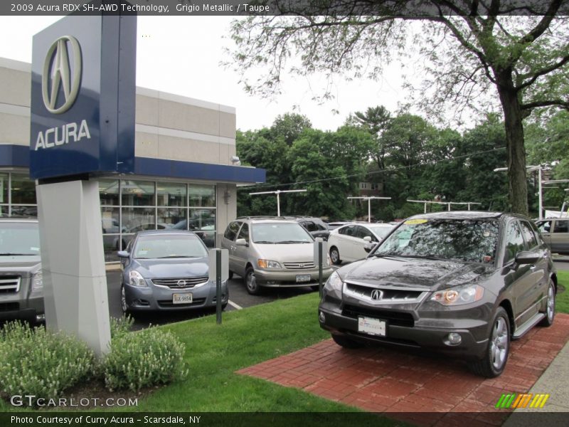 Grigio Metallic / Taupe 2009 Acura RDX SH-AWD Technology