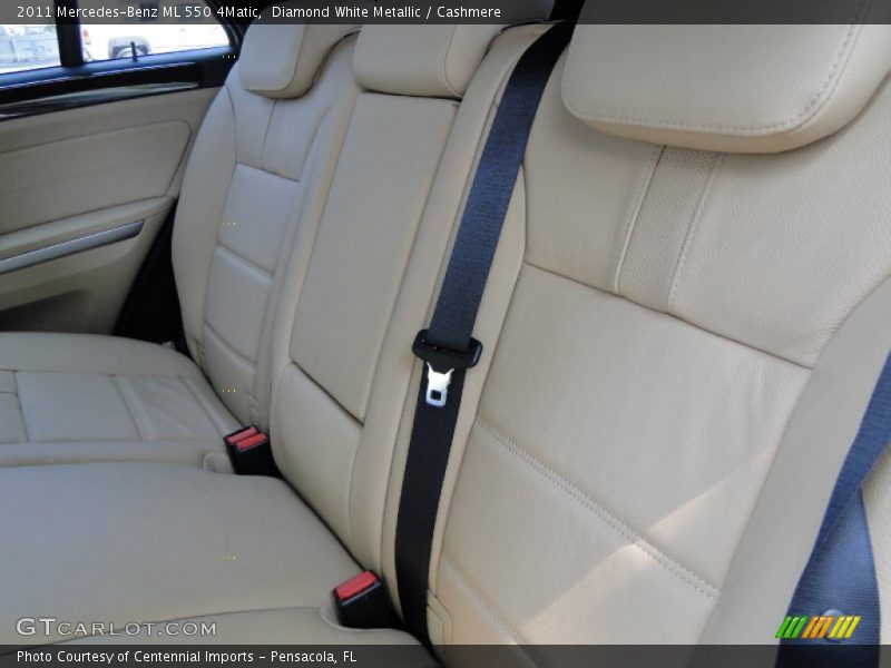 Diamond White Metallic / Cashmere 2011 Mercedes-Benz ML 550 4Matic