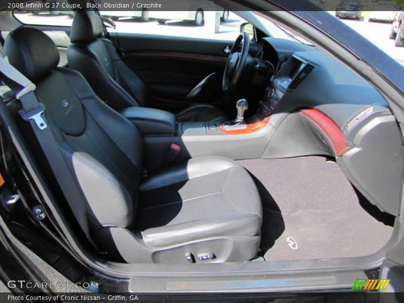 Black Obsidian / Graphite 2008 Infiniti G 37 Coupe