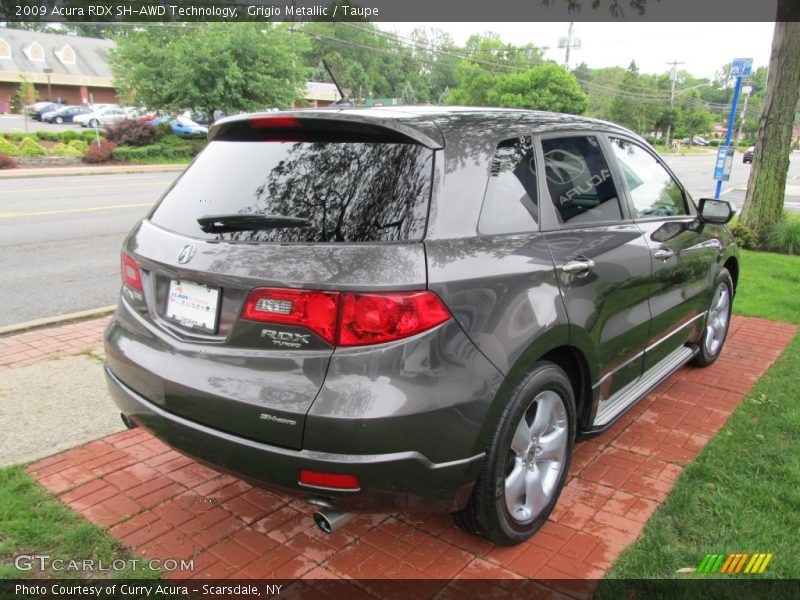 Grigio Metallic / Taupe 2009 Acura RDX SH-AWD Technology