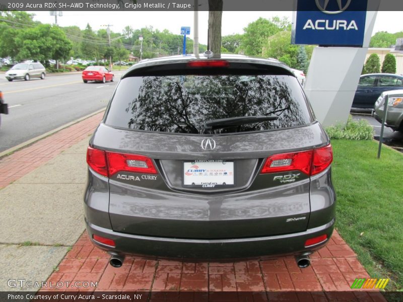 Grigio Metallic / Taupe 2009 Acura RDX SH-AWD Technology