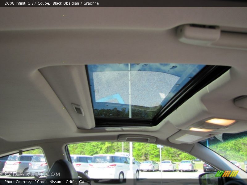 Black Obsidian / Graphite 2008 Infiniti G 37 Coupe