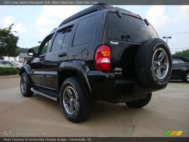 Black Clearcoat / Dark Slate Gray 2003 Jeep Liberty Renegade 4x4
