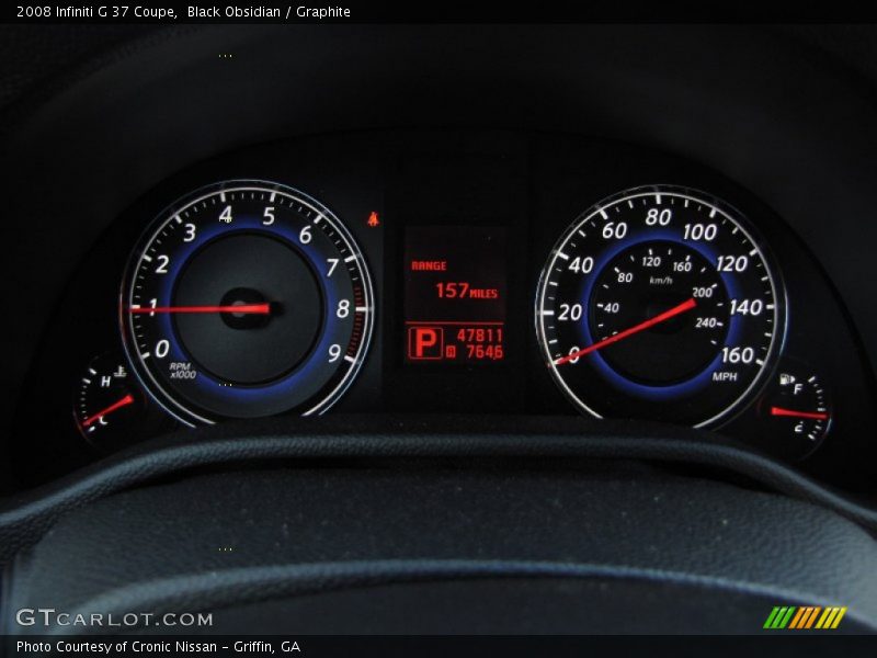 Black Obsidian / Graphite 2008 Infiniti G 37 Coupe