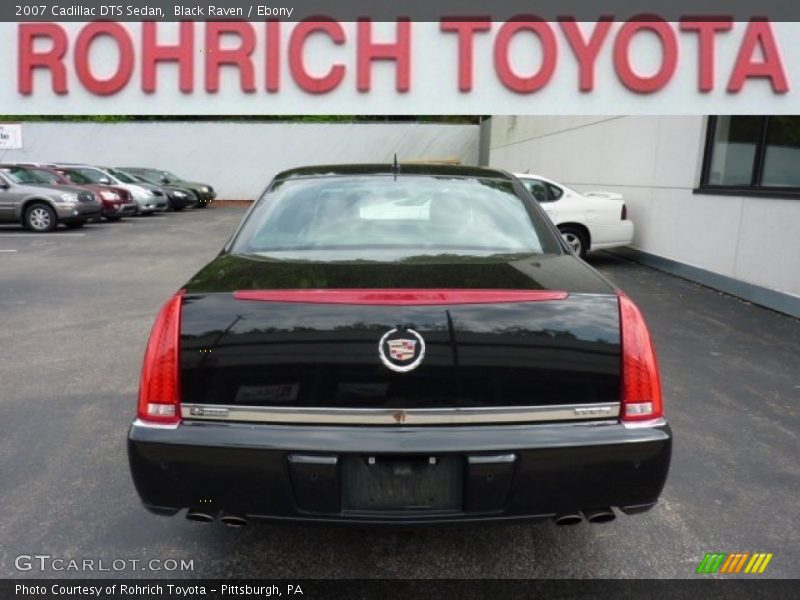 Black Raven / Ebony 2007 Cadillac DTS Sedan