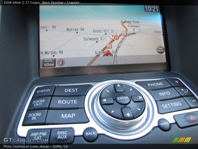 Black Obsidian / Graphite 2008 Infiniti G 37 Coupe