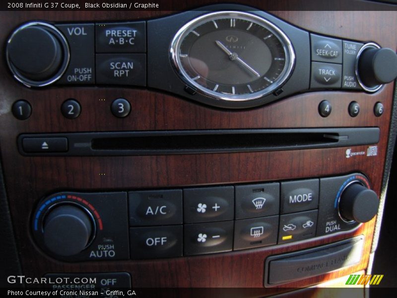 Black Obsidian / Graphite 2008 Infiniti G 37 Coupe