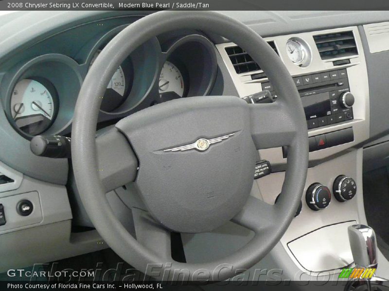 Modern Blue Pearl / Saddle/Tan 2008 Chrysler Sebring LX Convertible