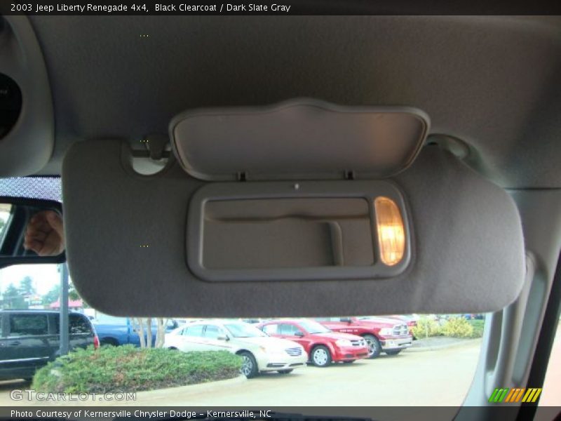 Black Clearcoat / Dark Slate Gray 2003 Jeep Liberty Renegade 4x4
