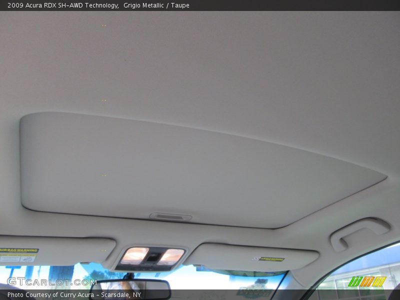Grigio Metallic / Taupe 2009 Acura RDX SH-AWD Technology