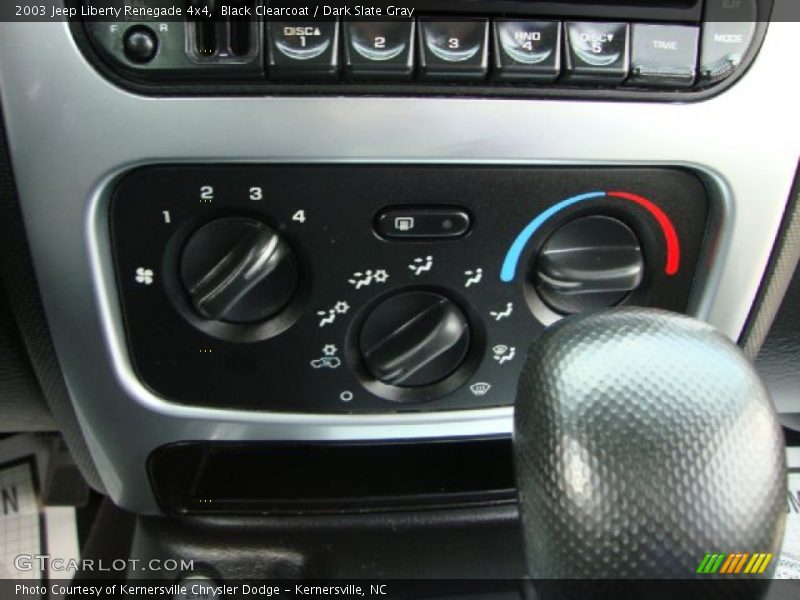 Black Clearcoat / Dark Slate Gray 2003 Jeep Liberty Renegade 4x4