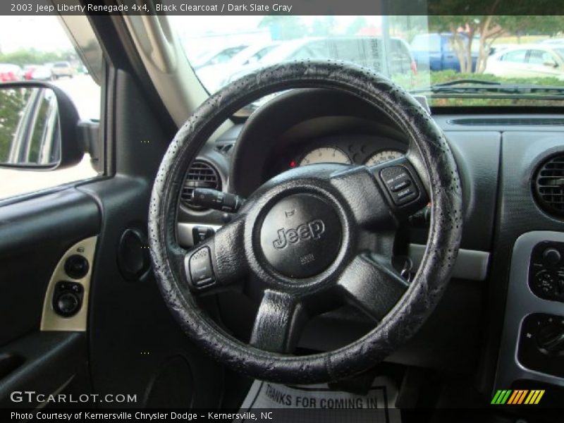 Black Clearcoat / Dark Slate Gray 2003 Jeep Liberty Renegade 4x4