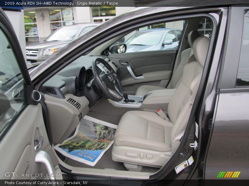 Grigio Metallic / Taupe 2009 Acura RDX SH-AWD Technology