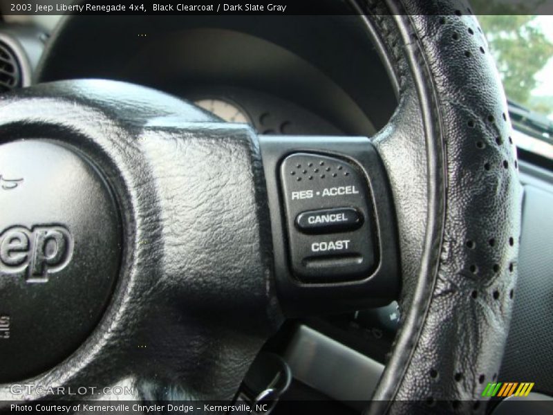 Black Clearcoat / Dark Slate Gray 2003 Jeep Liberty Renegade 4x4