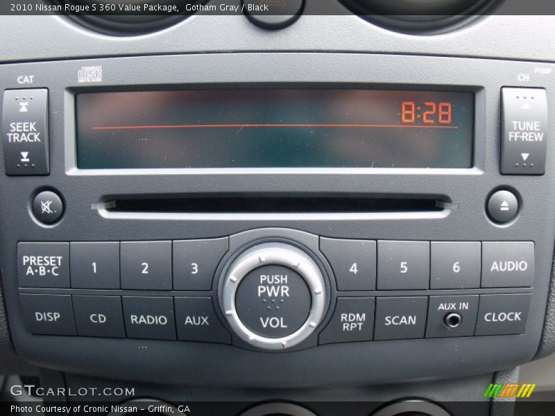 Gotham Gray / Black 2010 Nissan Rogue S 360 Value Package